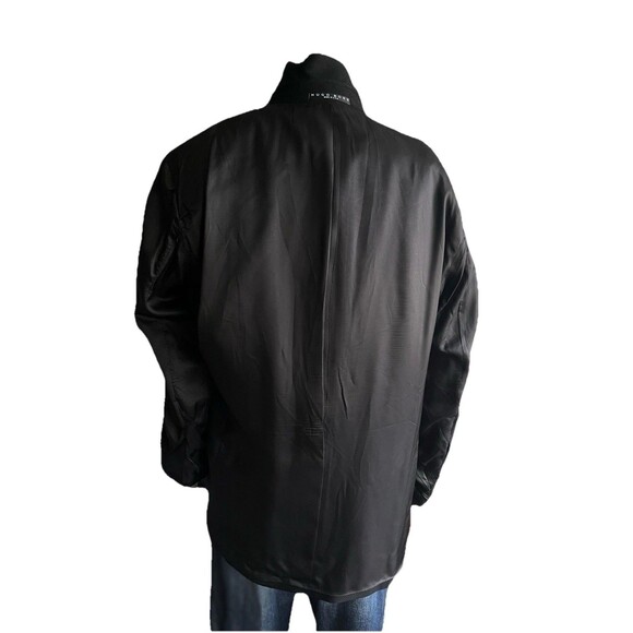 HUGO BOSS Sokrates Men's 42R Blazer Textured Wool Black Sport Jacket Made In USA - Picture 7 of 13
